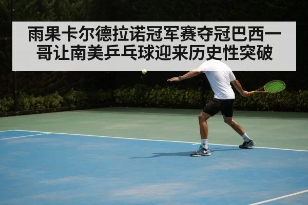 雨果卡尔德拉诺冠军赛夺冠巴西一哥让南美乒乓球迎来历史性突破